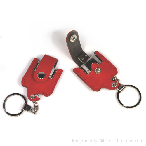 Mini Cute Leather USB Flash Drive
